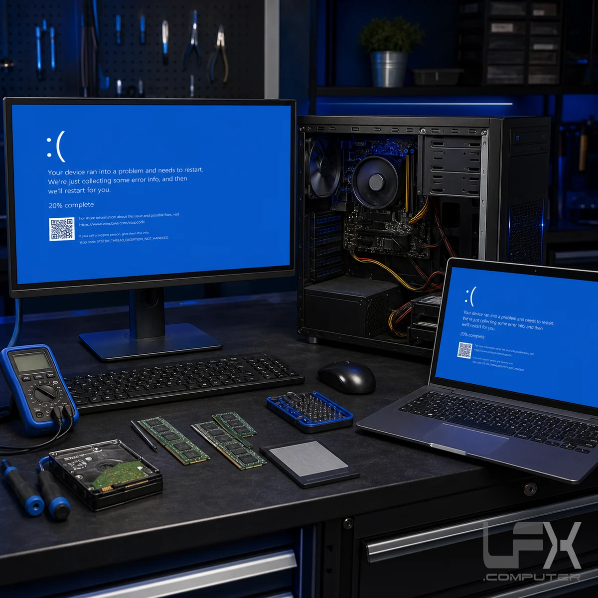 Blue Screen Crashing Repair Brighton