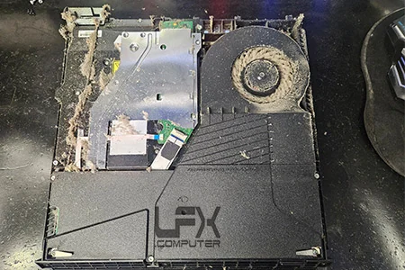 PS4 overheating console repair and internal cleaning Brighton