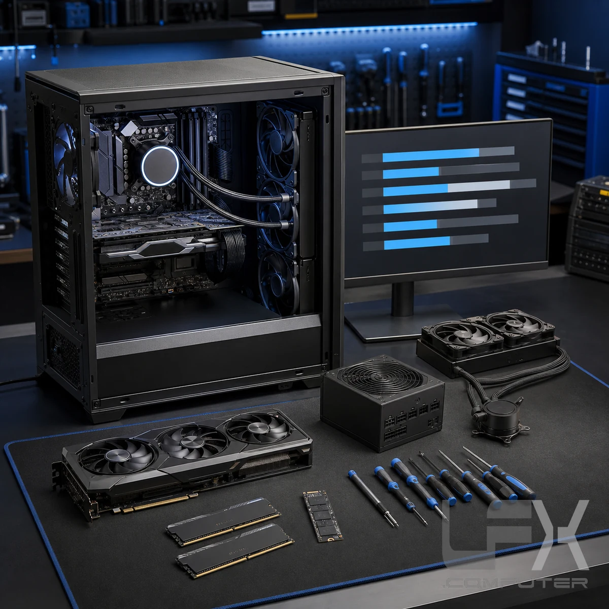 Gaming PC graphics card power supply memory and SSD upgrade planning
