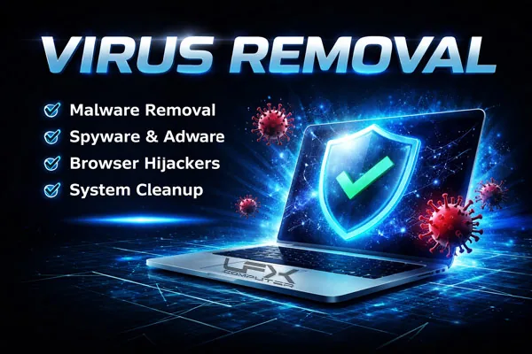Virus removal Brighton services
