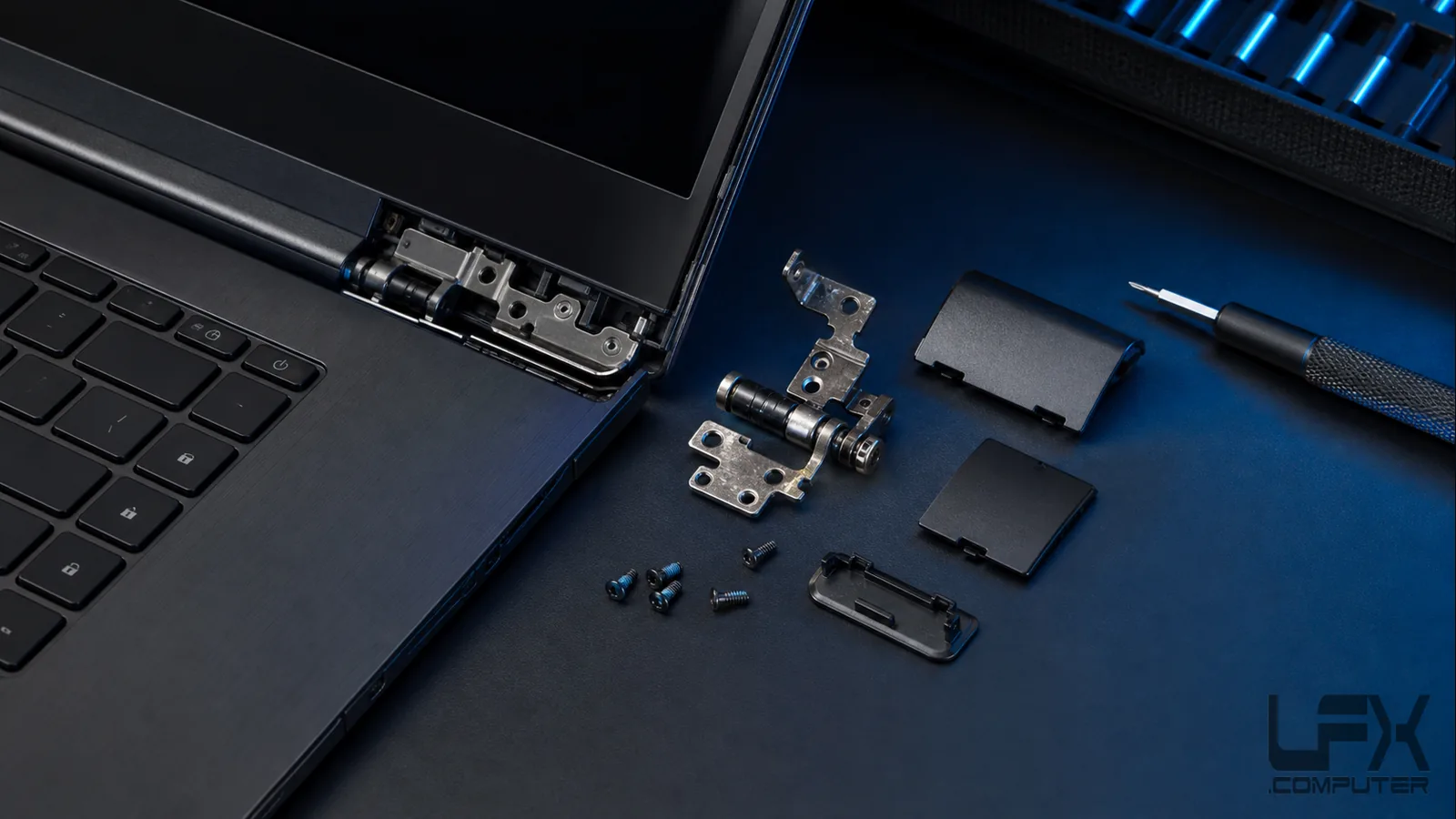 Laptop hinge replacement parts and repair screws