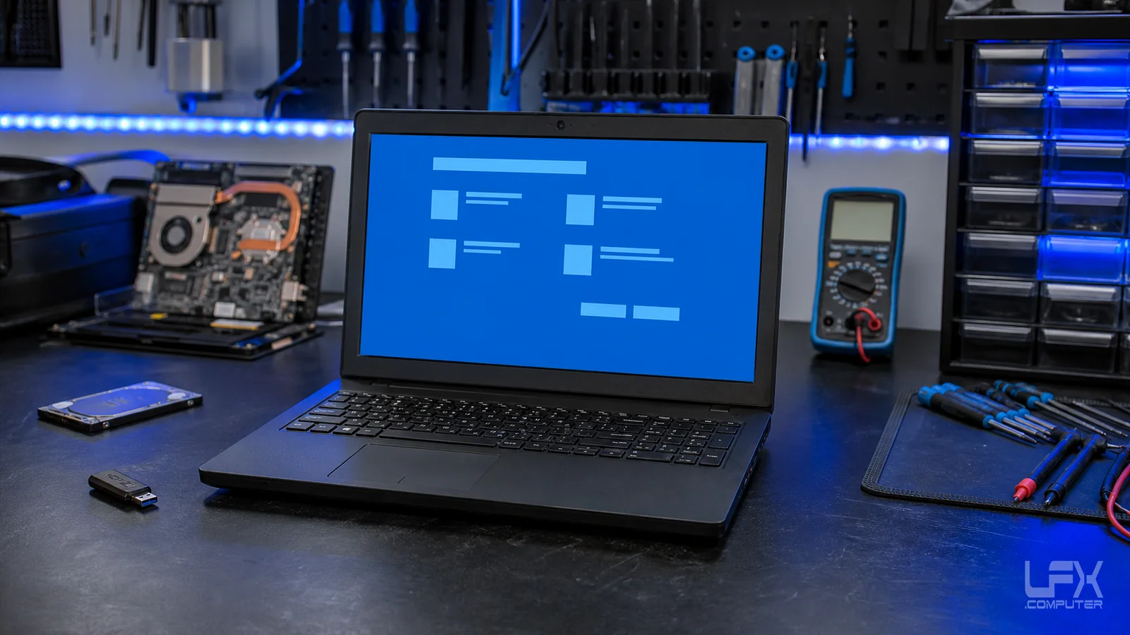 Dell style non booting laptop and Windows repair