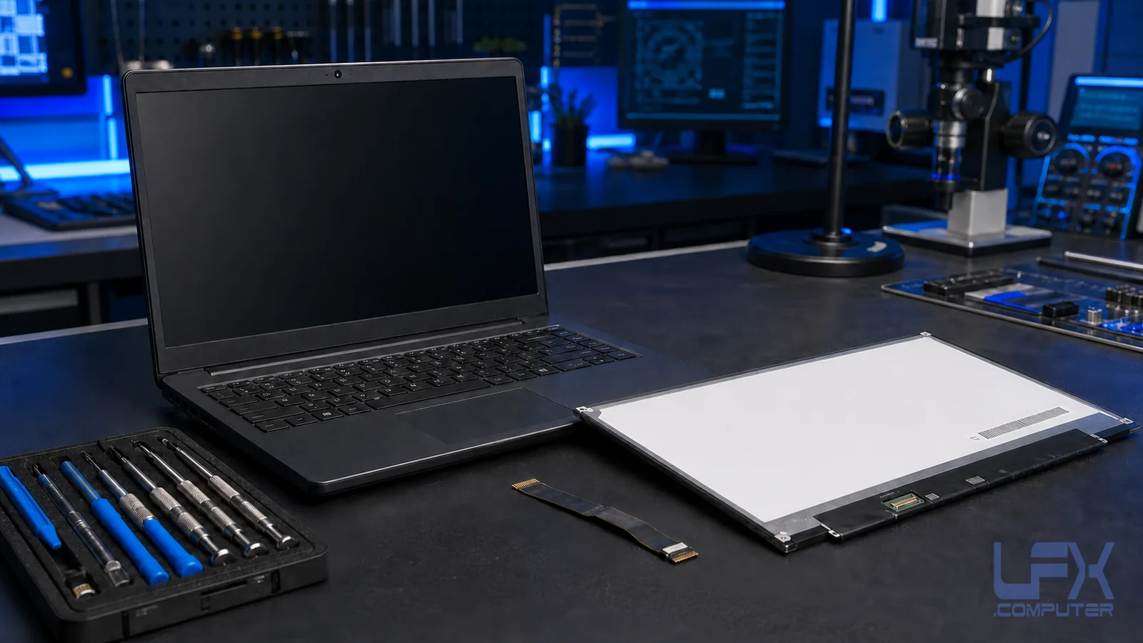 Laptop LCD panel matching and screen repair quotation