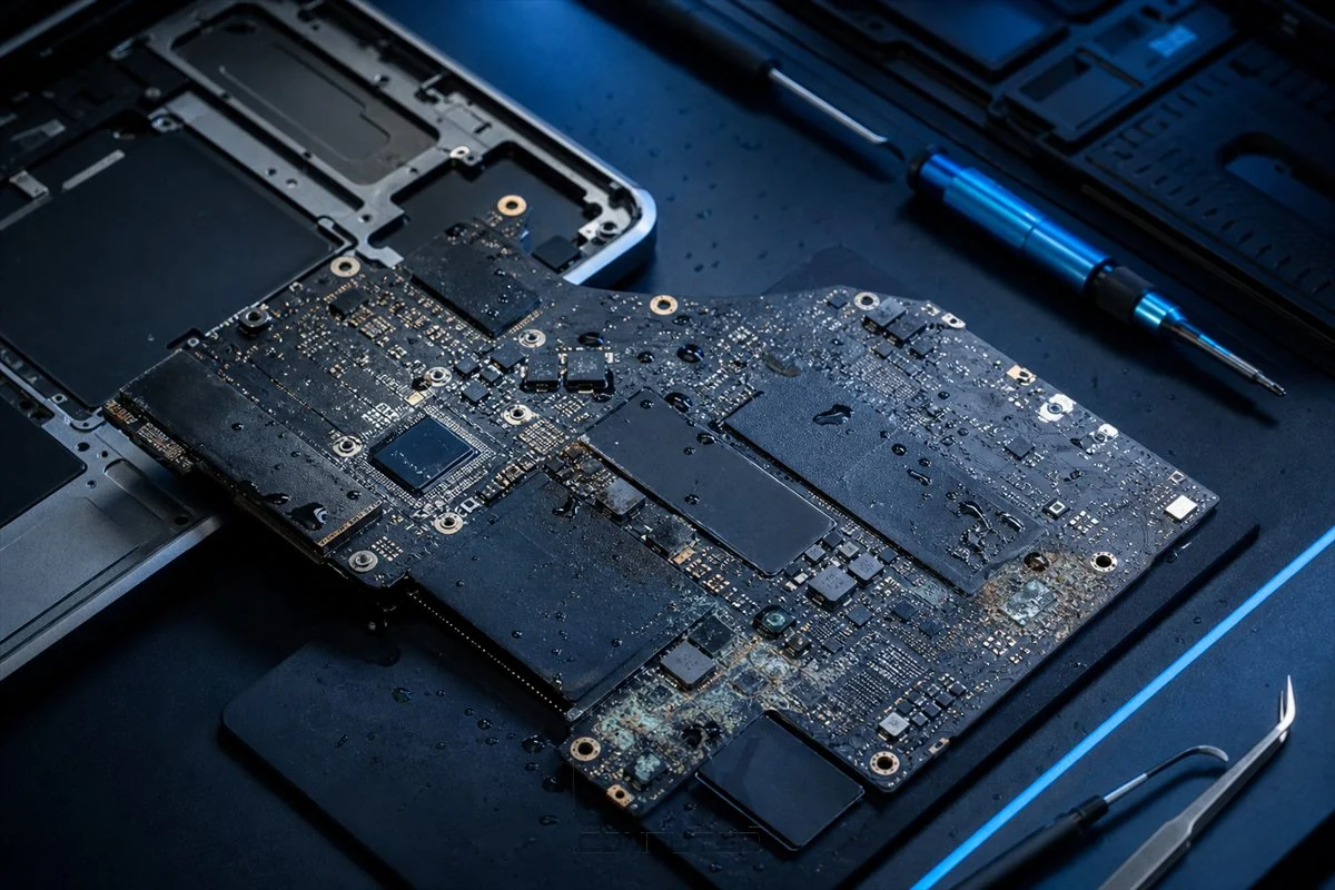 Liquid damage and data protection